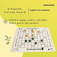 Ashta Pada Native Game - Cotton Cloth Indian Strategy Game