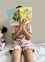 Florence Lounge Set | Organic Cotton–Linen Floral Co-ord