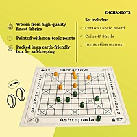 Ashta Pada Native Game - Cotton Cloth Indian Strategy Game