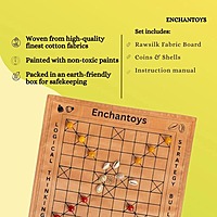Ashta Pada Native Game - Raw Silk Indian Strategy Game