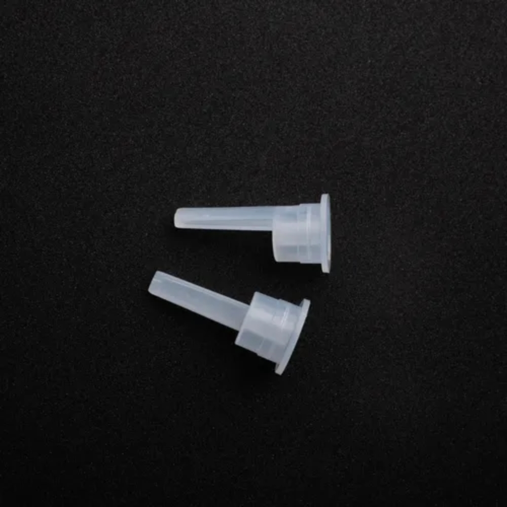 18 mm Plastic Black Seal Cap with Inner Clear Dropper Serum - THICK 18 mm Plastic Black Seal Cap with Inner Clear Dropper Serum - THICK