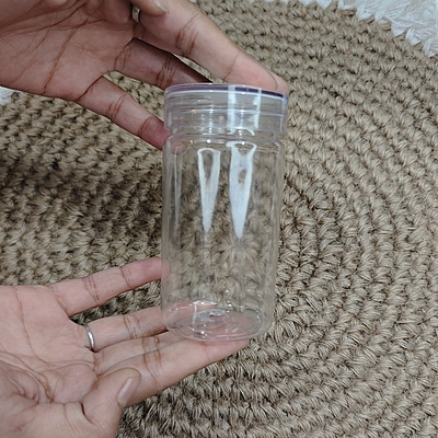 200ml Round PET Jar + 53mm PET Clear Transparent Cap 200ml Round PET Jar + 53mm PET Clear Transparent Cap