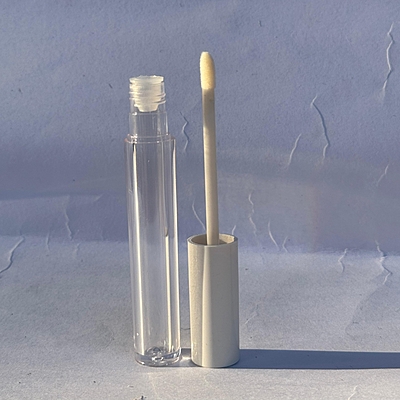 Lipstick - ROUND - White Cap - 4ml - Tall Container - Acrylic Lipstick - ROUND - White Cap - 4ml - Tall Container - Acrylic