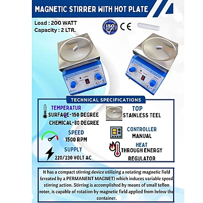 Magnetic Stirrer with Hot plate Magnetic Stirrer with Hot plate
