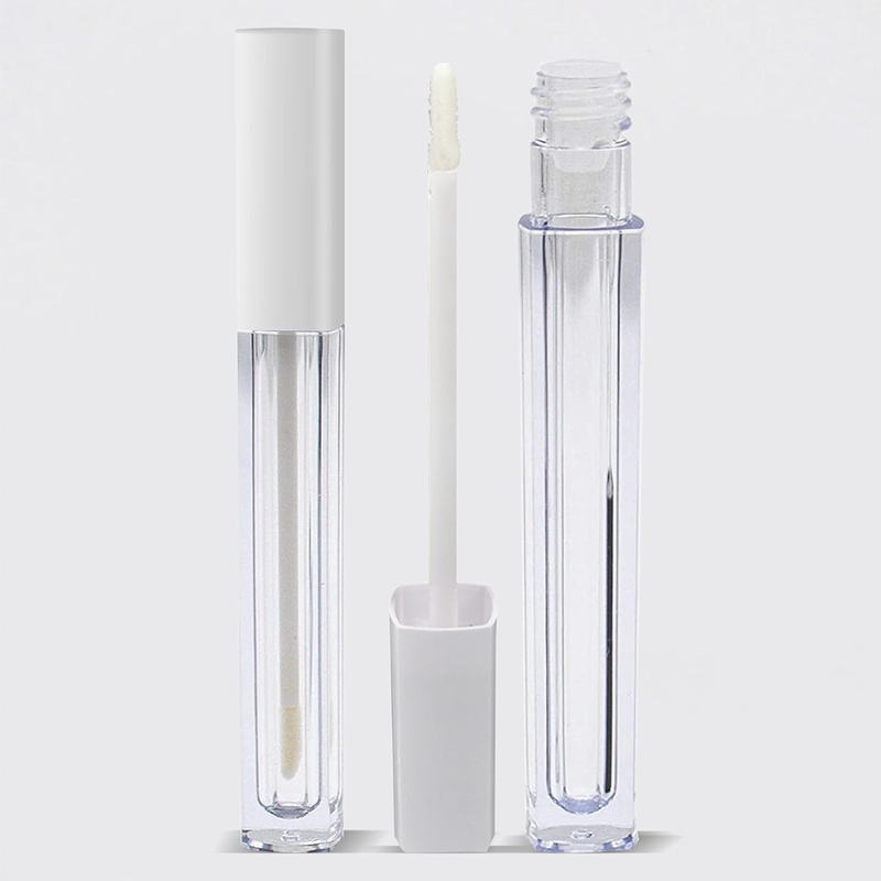 Lipstick - SQUARE - White Cap - 3.2ml - Tall Container - Acrylic