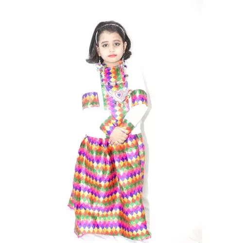 Indian Folk Dance Fancy Dress Costume For Girls