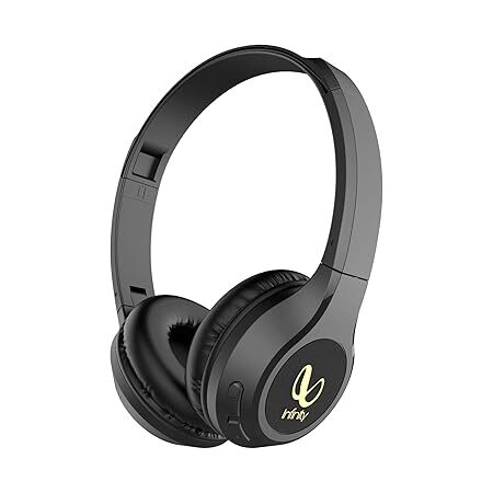 Infinity - JBL Tranz 710, 72 Hrs Playtime with Quick Charge, Wireless On Ear Headphone with Mic, Deep Bass, Dual Equalizer, Bluetooth 5.0 with Voice A