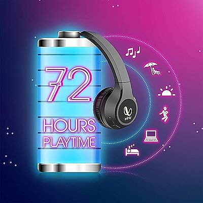 Infinity - JBL Tranz 710, 72 Hrs Playtime with Quick Charge, Wireless On Ear Headphone with Mic, Deep Bass, Dual Equalizer, Bluetooth 5.0 with Voice A