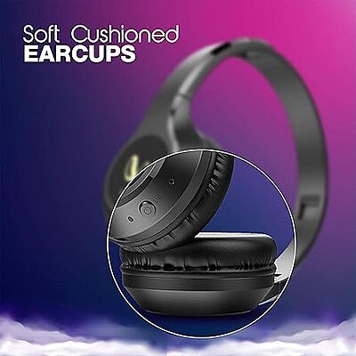 Infinity - JBL Tranz 710, 72 Hrs Playtime with Quick Charge, Wireless On Ear Headphone with Mic, Deep Bass, Dual Equalizer, Bluetooth 5.0 with Voice A