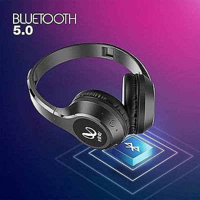 Infinity - JBL Tranz 710, 72 Hrs Playtime with Quick Charge, Wireless On Ear Headphone with Mic, Deep Bass, Dual Equalizer, Bluetooth 5.0 with Voice A