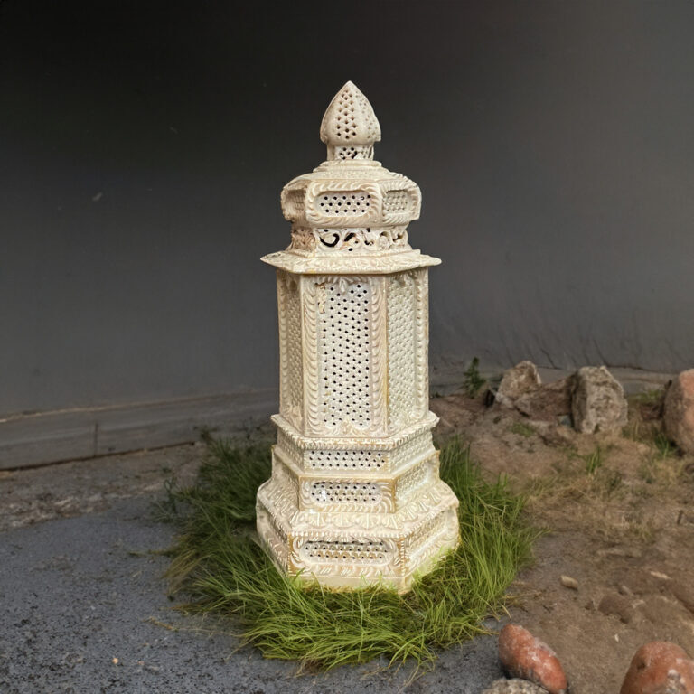 Intricate Stone Lantern