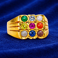 Impon Panchaloha Stone Ring for Men – Traditional Astrology Finger Ring Crafted in Five Metal Alloy