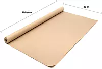 HBMX1904 Imitation Brown Kraft Paper Roll 400mm x 30m