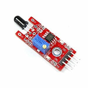 IR flame detection sensor module for Arduino and ESP32