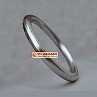 9mm Iron Sarbloh Punjabi Kada for Men