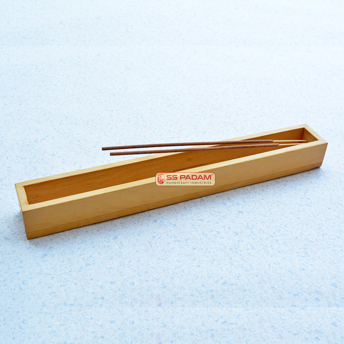 Sheesham Wood & Ivory Wood Incense Agarbatti Box Burner – Handmade Wooden Agarbatti Holder (29.5 cm)