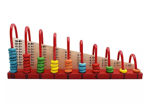 Channapatna Toys Wooden Calculation Shelf | Abacus Kit for Kids 3+ Years