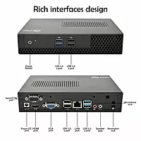 Intel i7-1185G7 Mini PC – 11th Gen Quad Core Processor, Iris Xe Graphics, Dual 4K Display, USB 4.0 & Wi-Fi 5 | SmartDeskPC