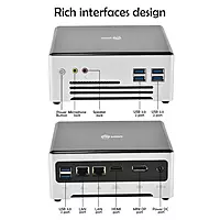 Intel i7-8850H Mini PC – 8th Gen 6-Core Processor, Dual 4K Display, HDMI, USB 3.2 & Wi-Fi | SmartDeskPC