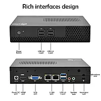 Intel i5-10210U Mini PC – 10th Gen Quad Core Processor, Dual 4K Display, HDMI, USB 3.2 & Wi-Fi | SmartDeskPC