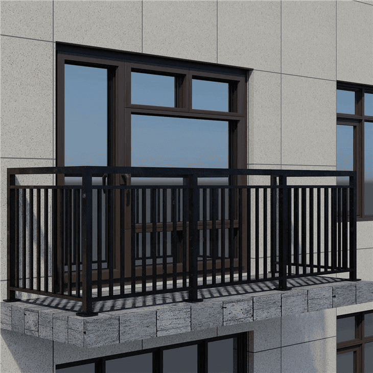 Vertical Aluminium Railing