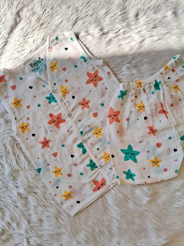 Muslin Jabla set-Star new