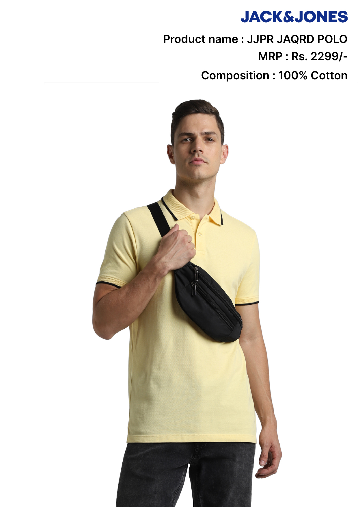 Jack & Jones Jacquard Tipping  T-Shirt