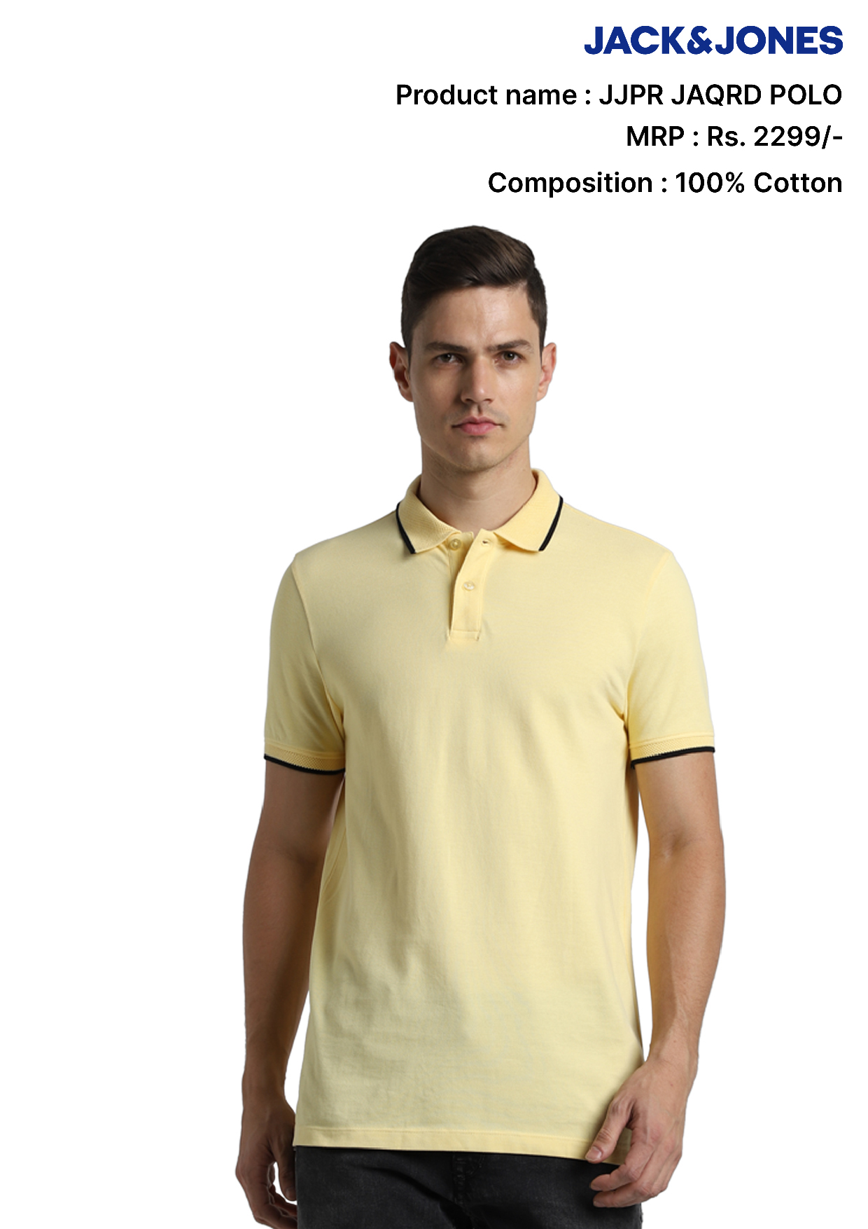 Jack & Jones Jacquard Tipping  T-Shirt