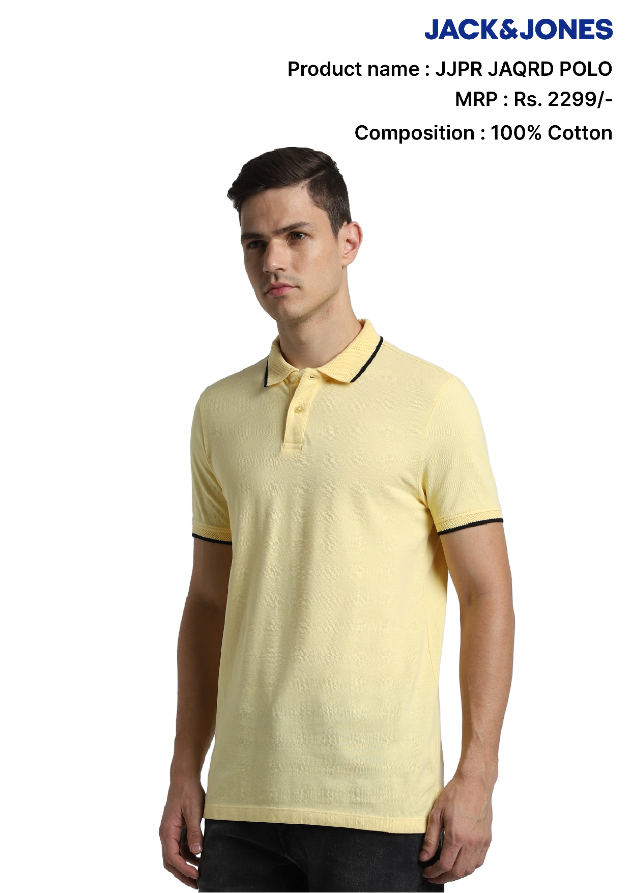 Jack & Jones Jacquard Tipping  T-Shirt