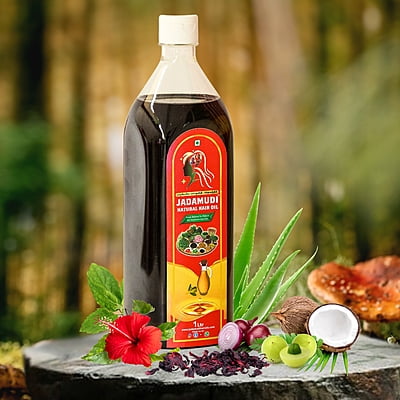 1 Lit Jadamudi Natural Hair Oil – Traditional Herbal Hair Growth & Care