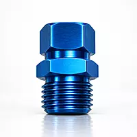 Janatics - Aluminum Male Connector 6 mm x 1/4''