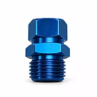 Jenetics - Aluminum Male Connector 6 mm x 1/4''