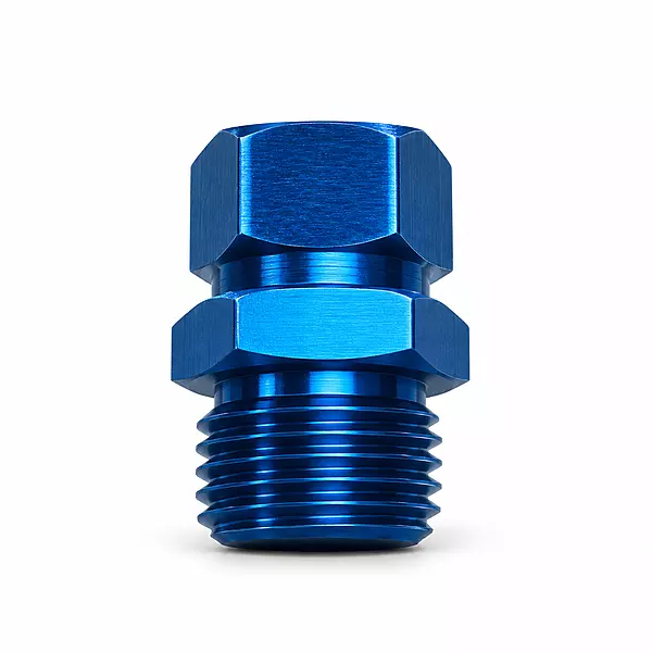 Jenetics - Aluminum Male Connector 6 mm x 1/4''