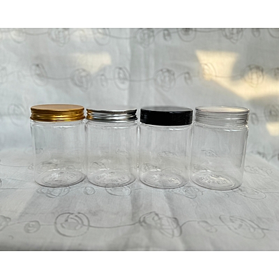 250ml Round PET Jar + 63mm PET Clear Transparent Cap 250ml Round PET Jar + 63mm PET Clear Transparent Cap