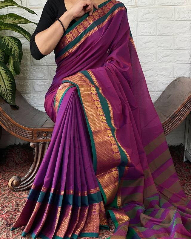 Zari Border Narayanpet Sarees Collection