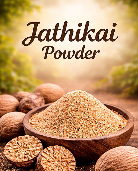 Jathikai powder nutmeg powder