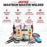 Jaypee Mastron Spot Welder for Dental Orthodontic Laboratory