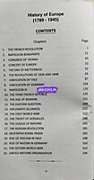 JD History Of Europe 1789 To1945