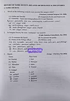Tamilnadu varalaru Tnpsc Group I,II,IIA,IV PYQ