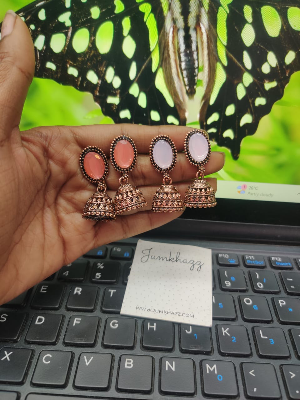 oval stud jff583