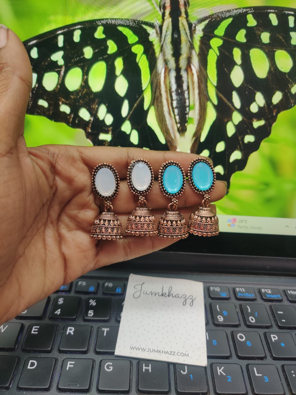 oval stud jff583
