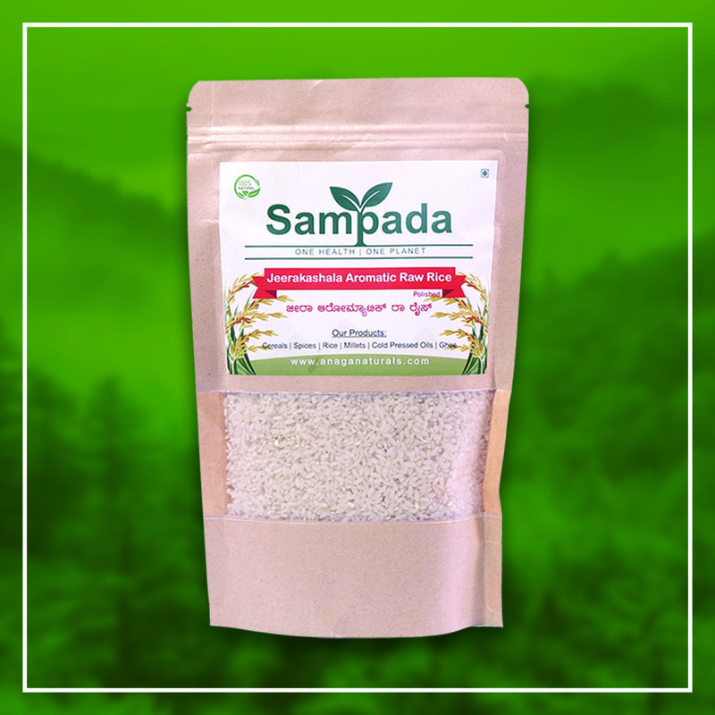 Jeerakashala Aromatic Raw Rice