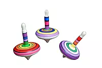 Wooden Spinning Tops for Kids