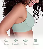 Enamor Ultra Smooth T-Shirt Bra - Padded, Non-Wired, Full Coverage - A127