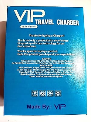 VIP JIO adapter 1.5 A Wall Charger Micro (Black)