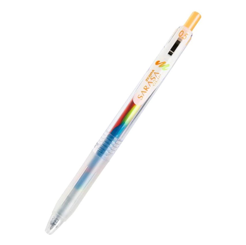 Zebra Sarasa Clip Marble Pen Hawaiian Pineapple