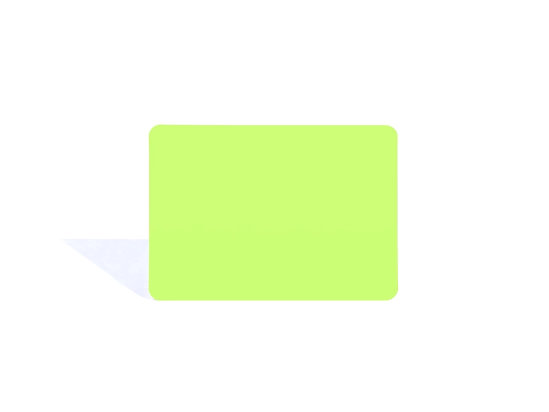 Pack of 12 Green Coloured A5 Whiteboards