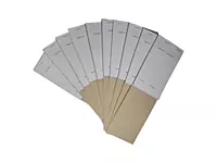 Pack of 10 95mm x 165mm White Duplicate NCR Carbonless Restaurants Service Pads (PAD35)