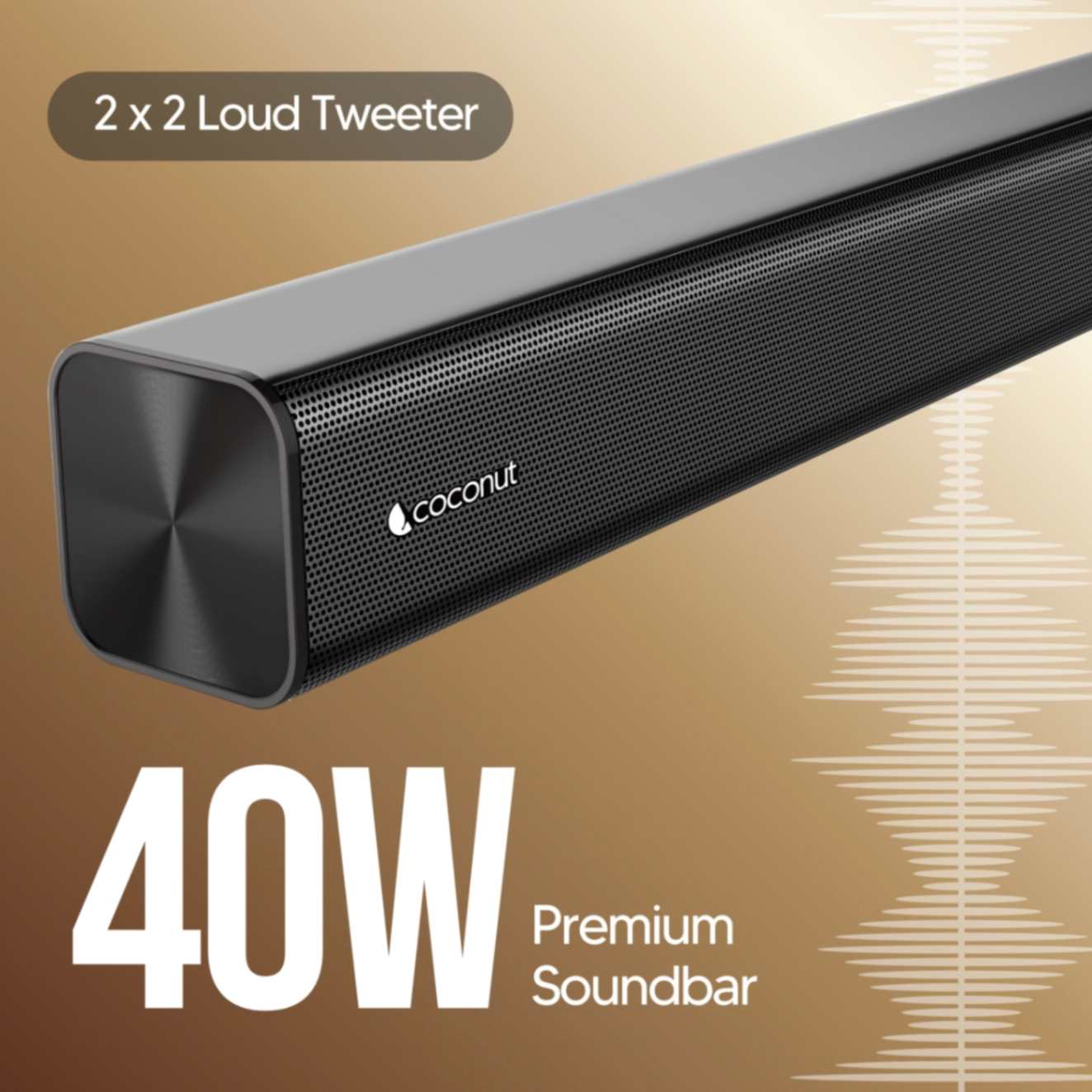 Coconut Sound Bar speaker WS01 ARIA