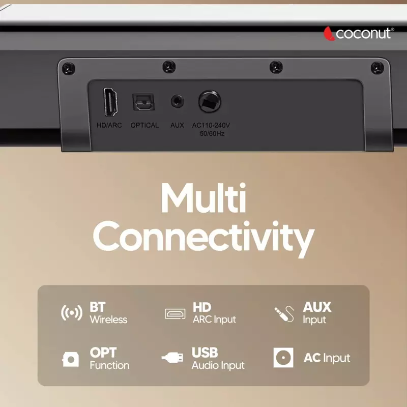 Coconut Sound Bar speaker WS01 ARIA